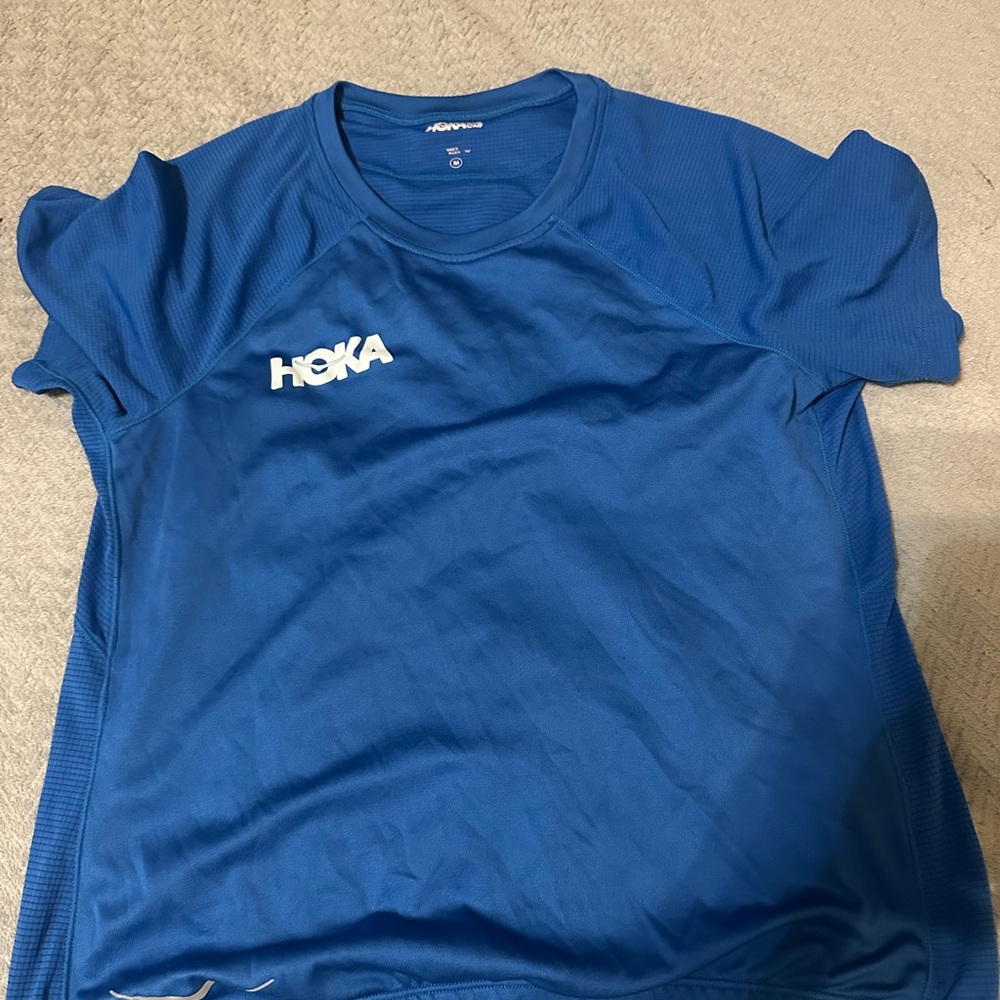 Hoka Royal Blue Performance Tee